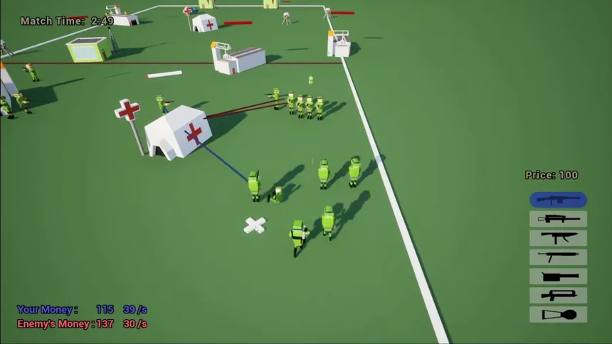 Скриншот 2 к игре Frontline Battles