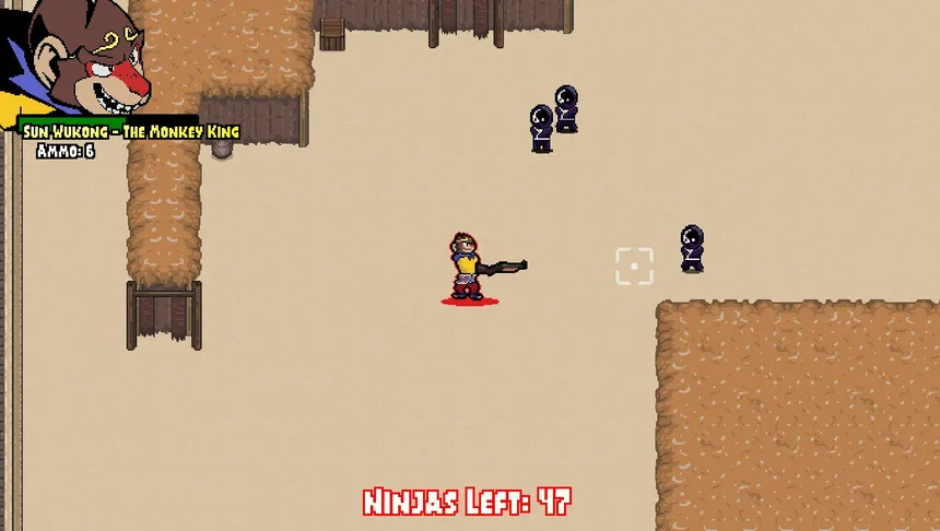 Скриншот 3 к игре Inverse Ninjas VS. The Public Domain