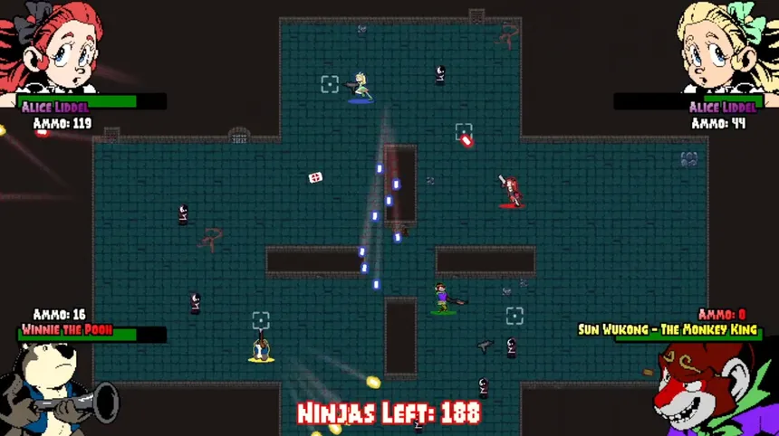 Скриншот 5 к игре Inverse Ninjas VS. The Public Domain