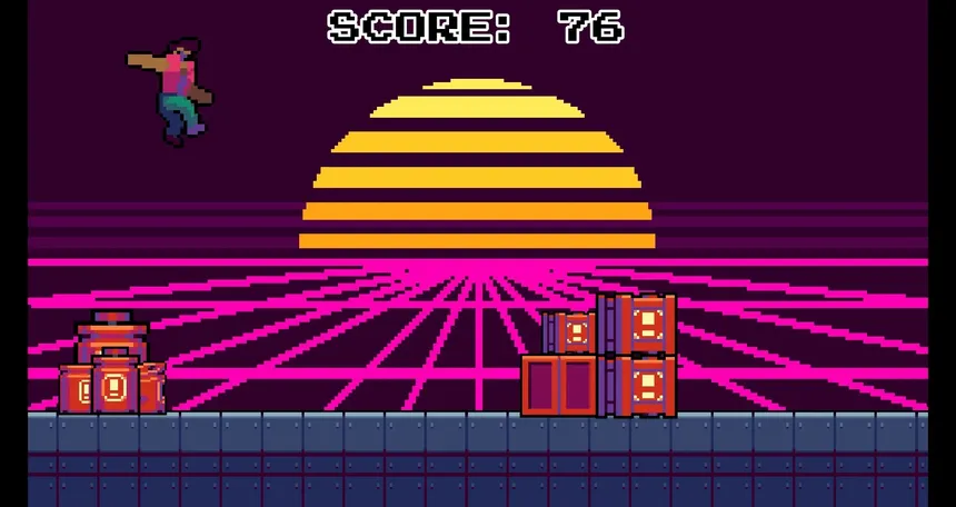 Скриншот 4 к игре Synthwave Runner