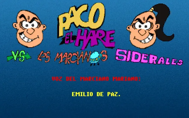 Скриншот 2 к игре Paco El Hare vs Los Marcianos Siderales