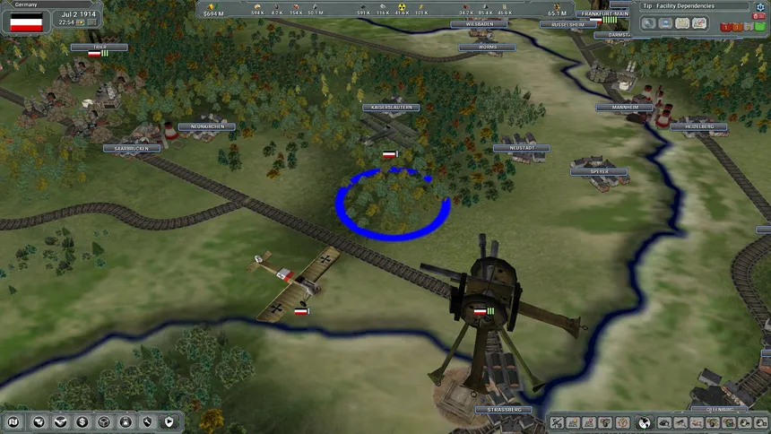 Скриншот 4 к игре Supreme Ruler The Great War Remastered