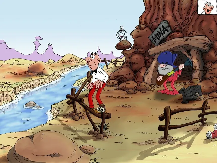 Скриншот 1 к игре Mortadelo y Filemón: Dos vaqueros chapuceros