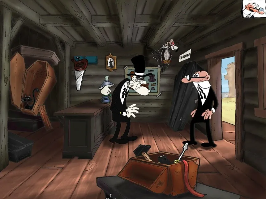 Скриншот 2 к игре Mortadelo y Filemón: Dos vaqueros chapuceros