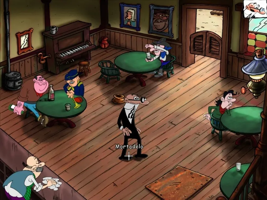 Скриншот 3 к игре Mortadelo y Filemón: Dos vaqueros chapuceros