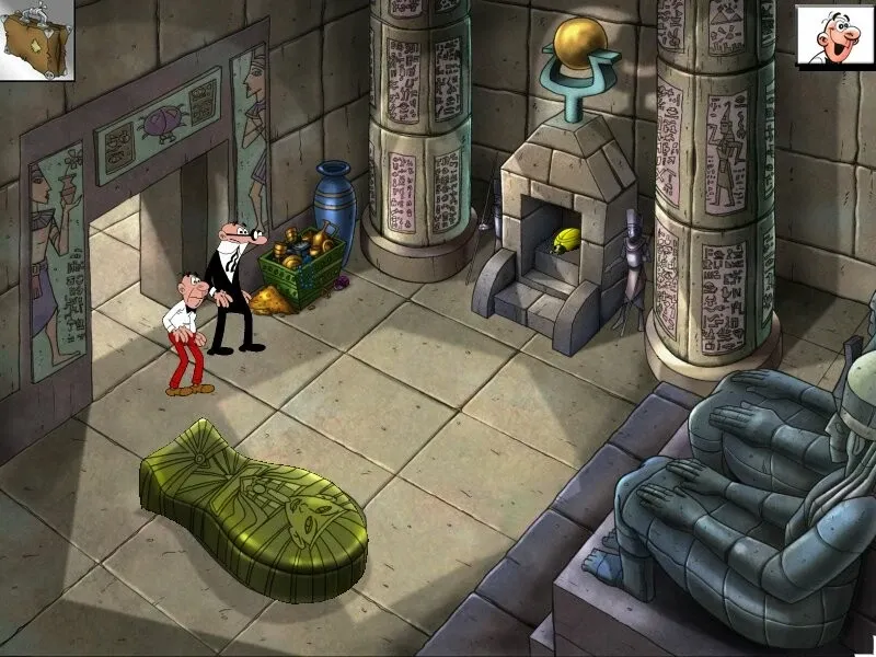Скриншот 1 к игре Mortadelo y Filemón: El escarabajo de Cleopatra
