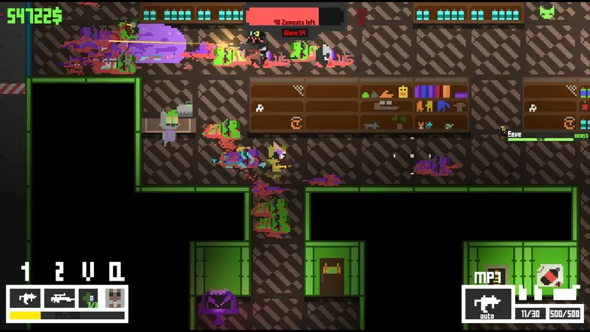 Скриншот 1 к игре Zomcats Invasion