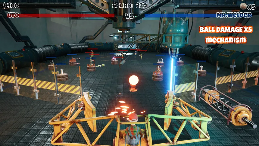 Скриншот 2 к игре Mr.Welder's Pinball Defence