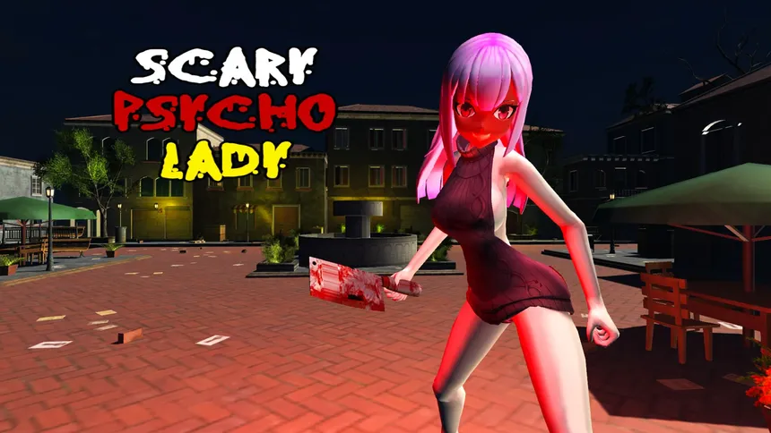 Скриншот 1 к игре Scary Psycho Lady Simulator
