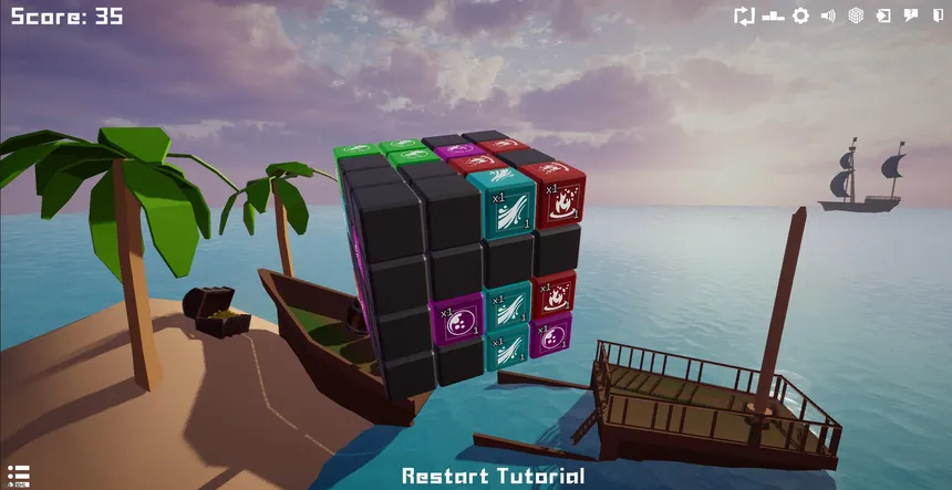 Скриншот 1 к игре Djikstra's Enigmatic Puzzle Cube