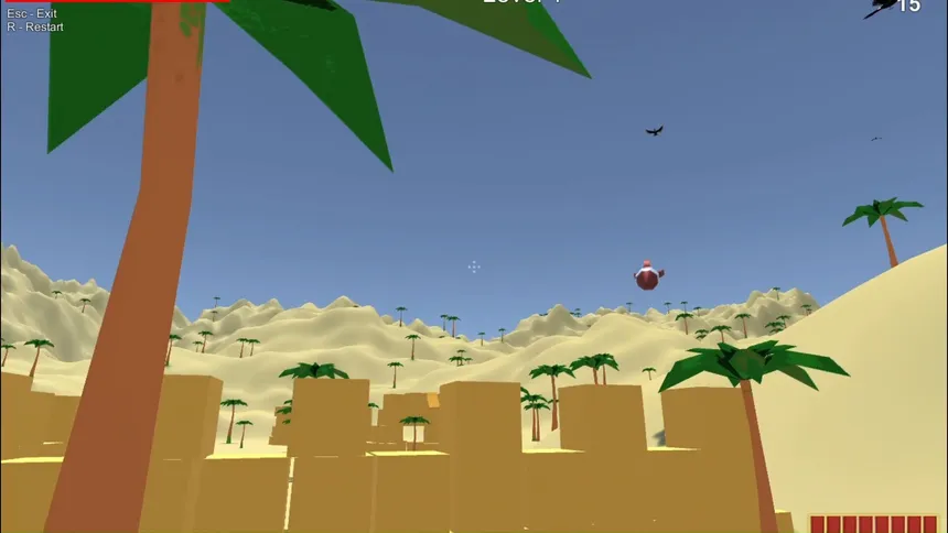 Скриншот 3 к игре Toucan Rampage: Sandstorm Shooter