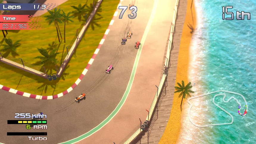 Скриншот 4 к игре Grand Prix Rock 'N Racing