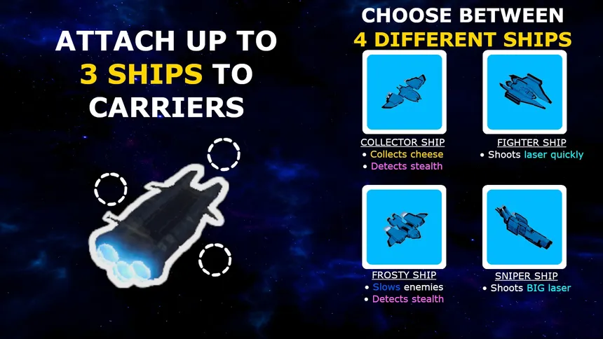 Скриншот 1 к игре Space Cheese Defenders