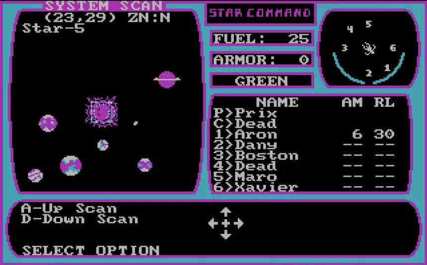 Скриншот 5 к игре Star Command (1988)