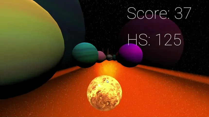 Скриншот 2 к игре Cosmic Rollers: Orbital Odyssey