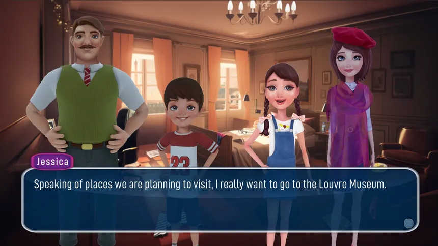 Скриншот 1 к игре Family Adventures Paris