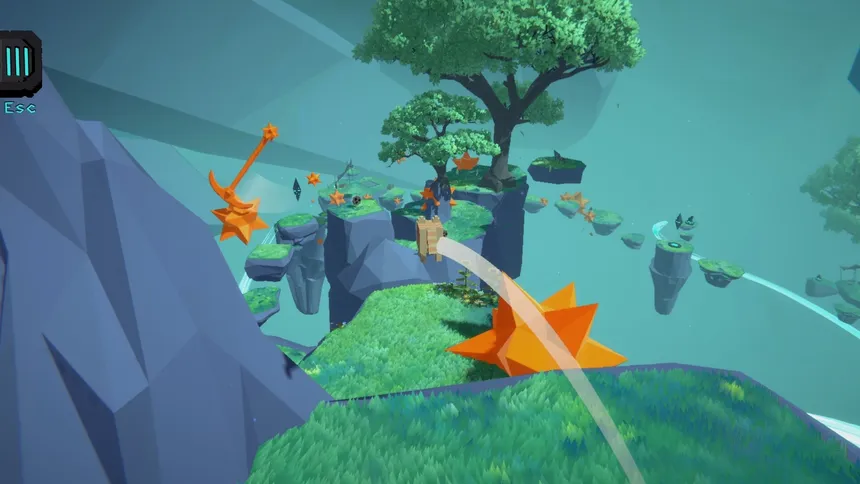 Скриншот 4 к игре Polyhop: The Skybound Islands