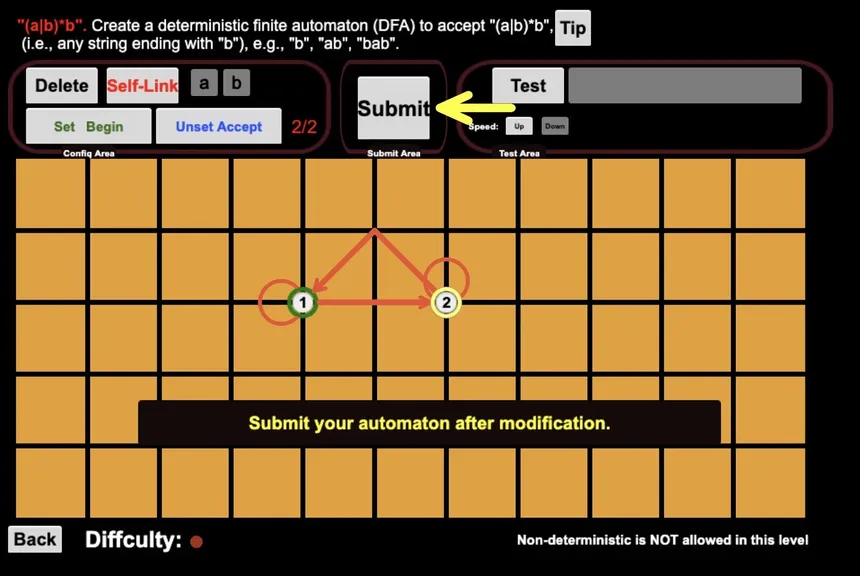 Скриншот 3 к игре Finite State Automaton Challenges 2