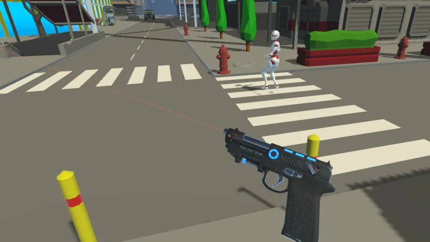 Скриншот 2 к игре Shoot the Robots VR