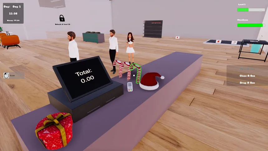 Скриншот 1 к игре Christmas Market Shop Simulator