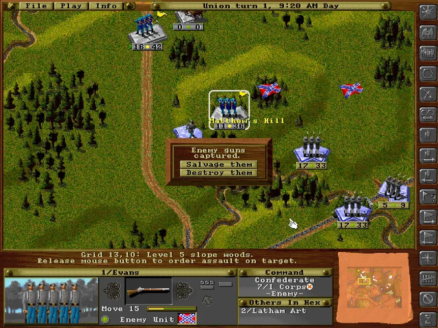 Скриншот 3 к игре Wargame Construction Set III: Age of Rifles 1846-1905