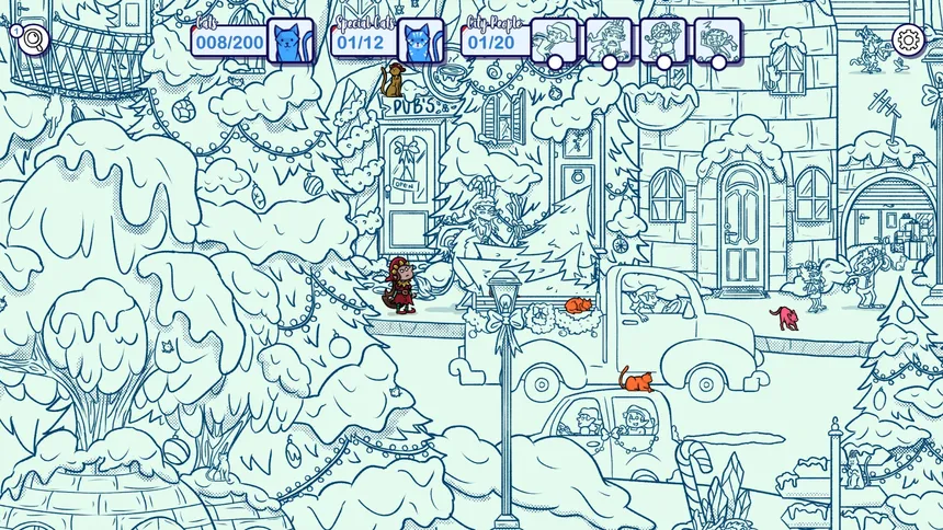 Скриншот 3 к игре Hidden Cats in Santa's Realm