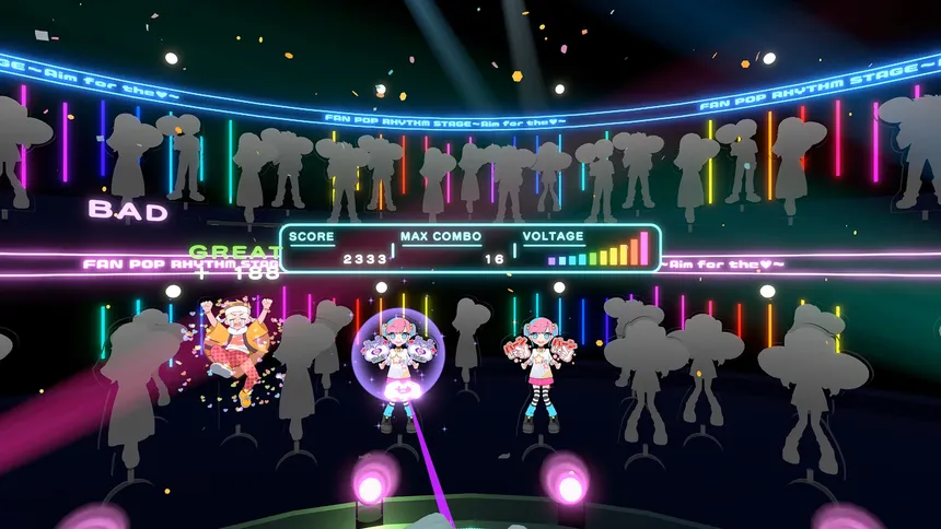 Скриншот 4 к игре FAN POP RHYTHM STAGE〜Aim for the♡〜