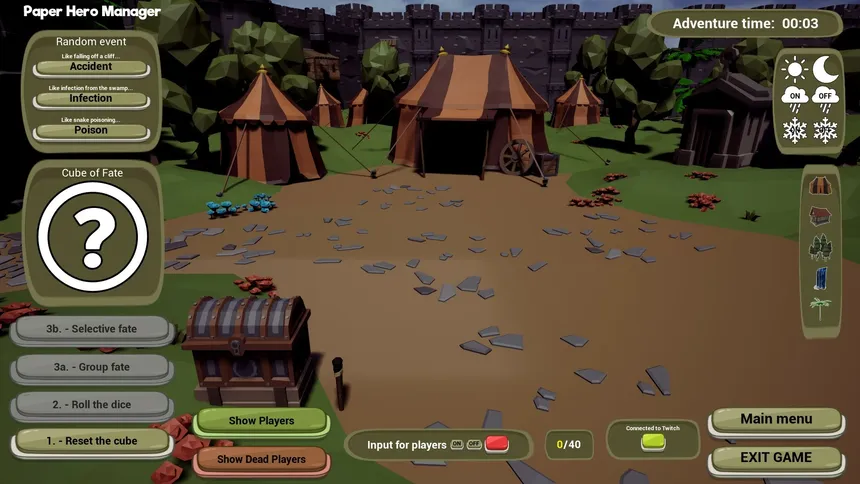 Скриншот 1 к игре Paper Hero Manager