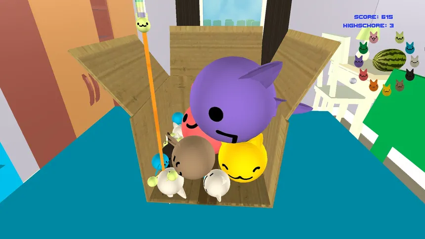 Скриншот 1 к игре Fill the Cat Box!