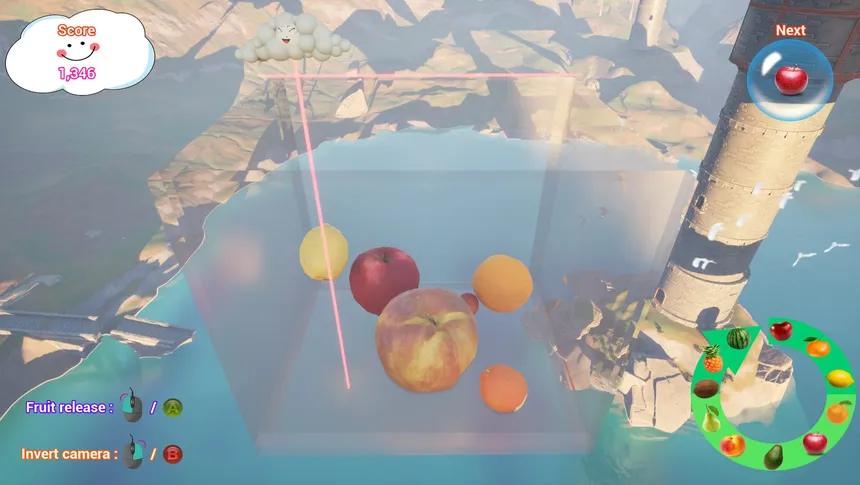 Скриншот 4 к игре Suika game 3D