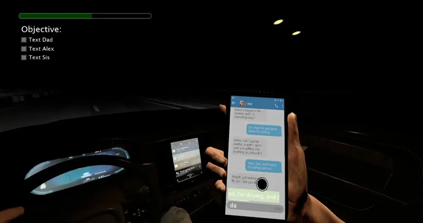 Скриншот 2 к игре Don't Text and Drive
