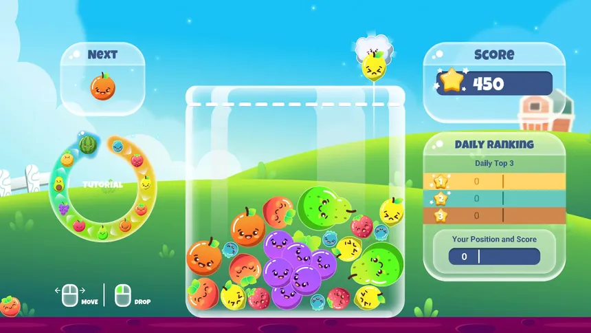 Скриншот 1 к игре Watermelon Suika Game