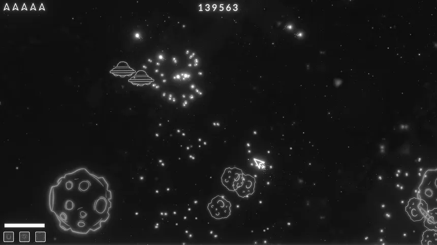 Скриншот 4 к игре Asteroids Neon