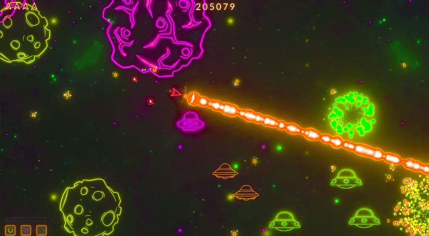 Скриншот 7 к игре Asteroids Neon
