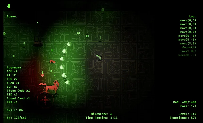 Скриншот 2 к игре HackeRPG