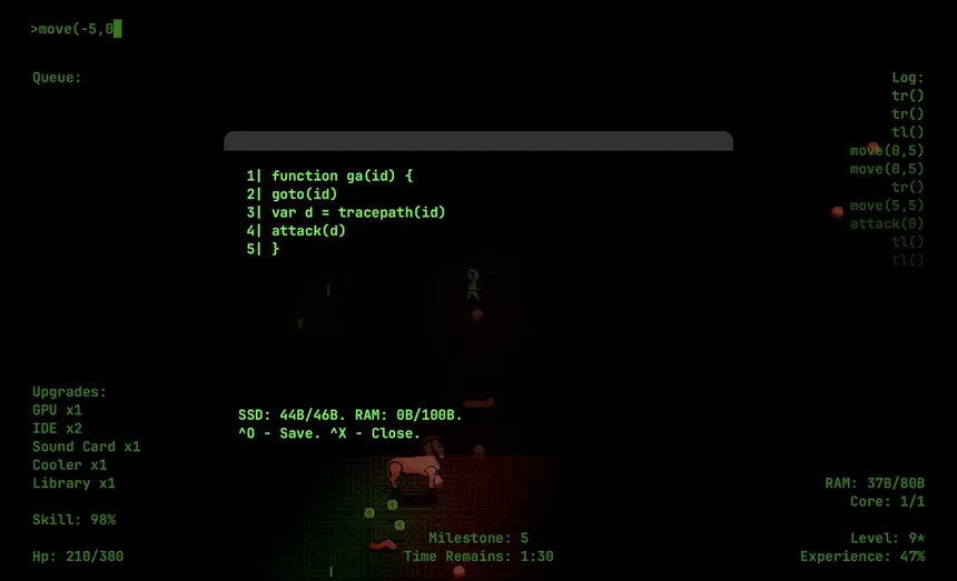 Скриншот 3 к игре HackeRPG