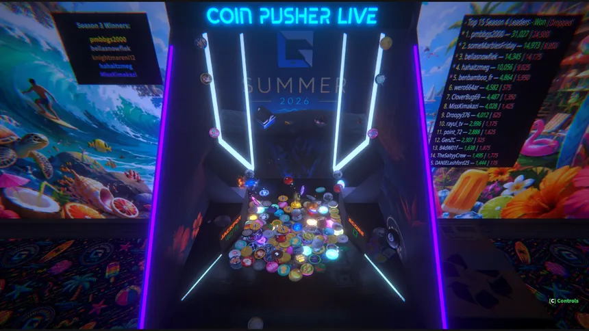 Скриншот 1 к игре Coin Pusher Live
