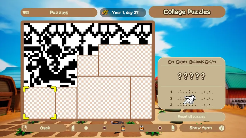 Скриншот 3 к игре Piczle Cross: Story of Seasons