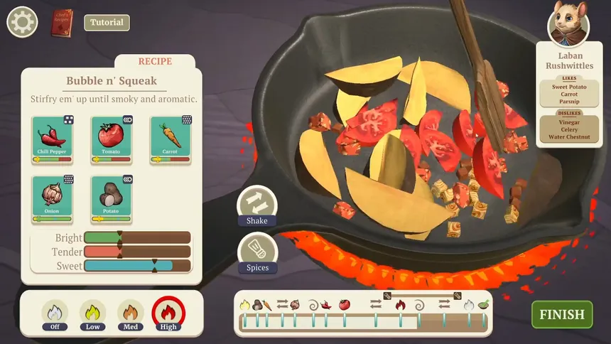 Скриншот 2 к игре The Lost Legends of Redwall: Feasts & Friends