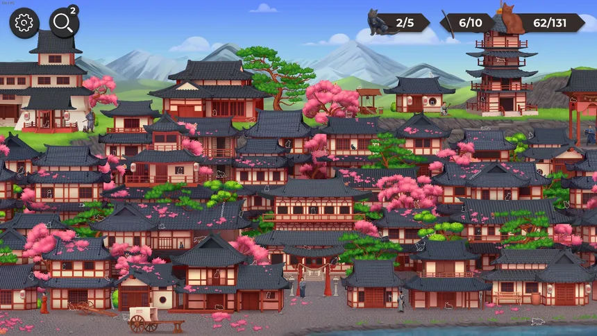Скриншот 1 к игре Cat Search in Feudal Japan