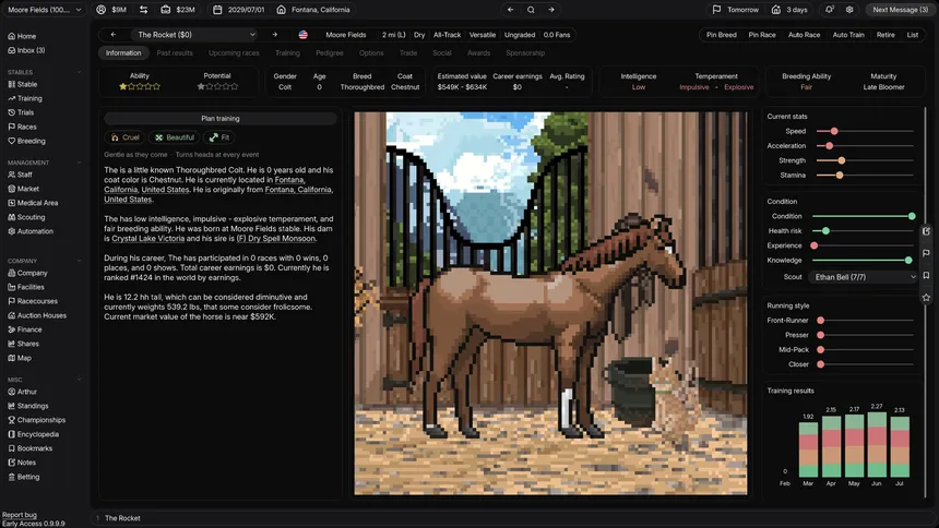 Скриншот 1 к игре Horse Racing Manager