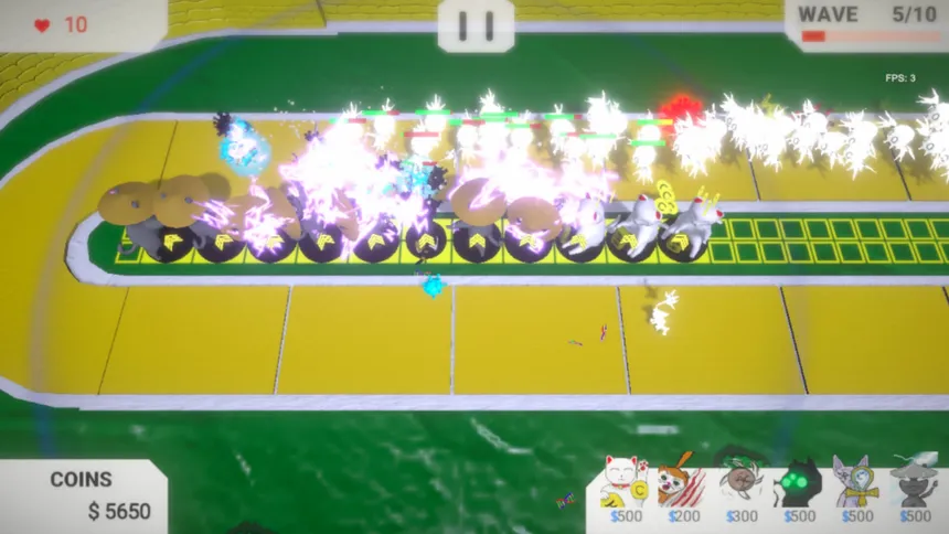 Скриншот 3 к игре Cats VS Ghosts
