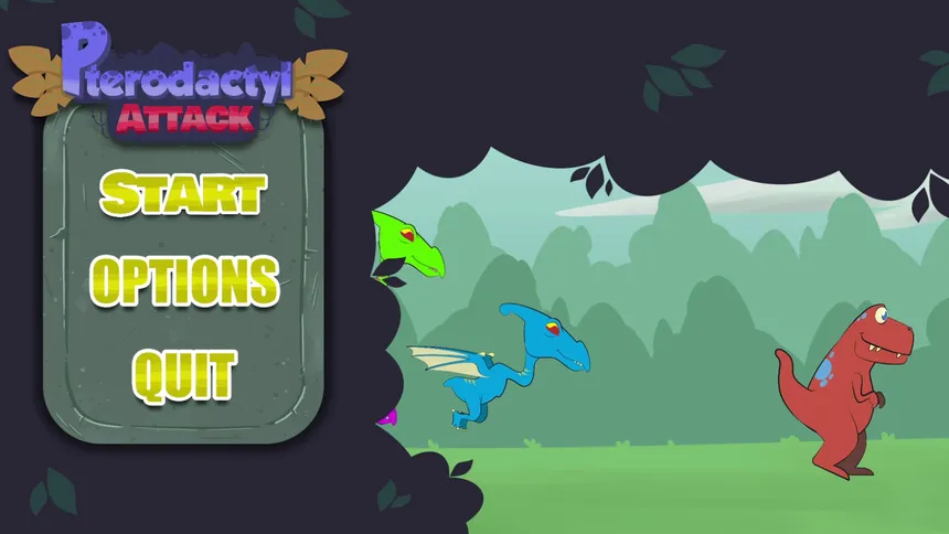 Скриншот 1 к игре Pterodactyl Attack