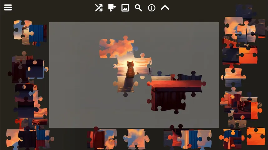 Скриншот 2 к игре Joe is not lost - Jigsaw Landscapes