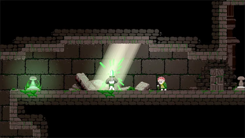Скриншот 7 к игре Mushroom Kid's Big Grass Sword
