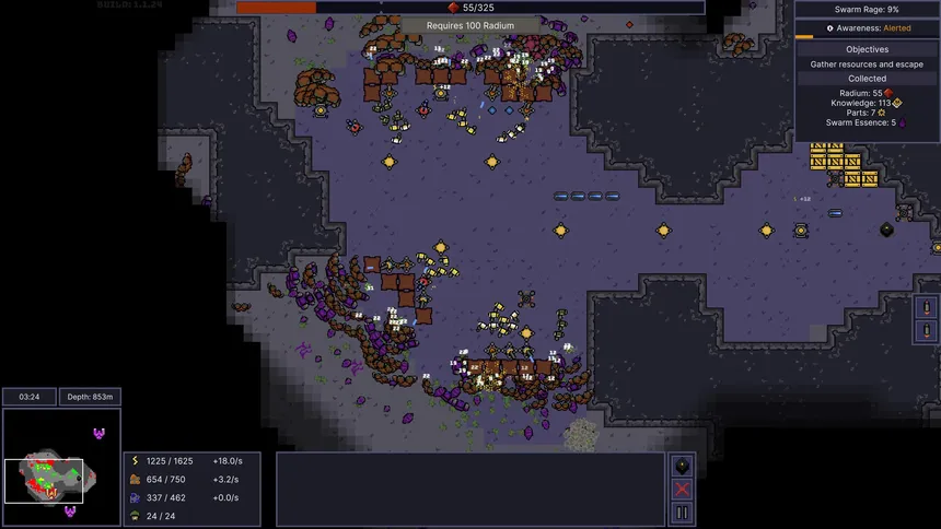 Скриншот 1 к игре Deep Among the Swarm