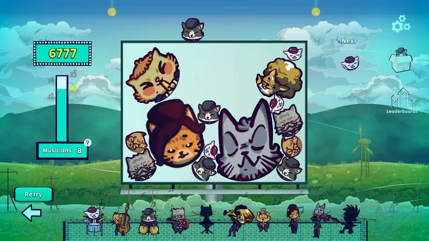 Скриншот 7 к игре Roofcats Band - Suika Style