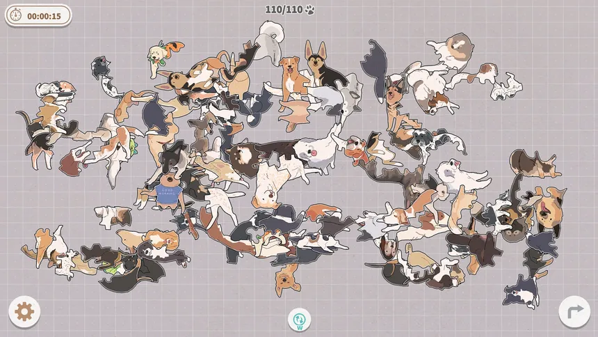 Скриншот 2 к игре Dogs Huddled Together 挤在一起的狗狗们
