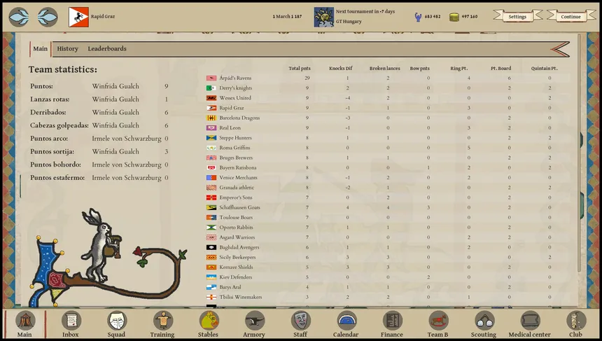 Скриншот 6 к игре Jousting Manager