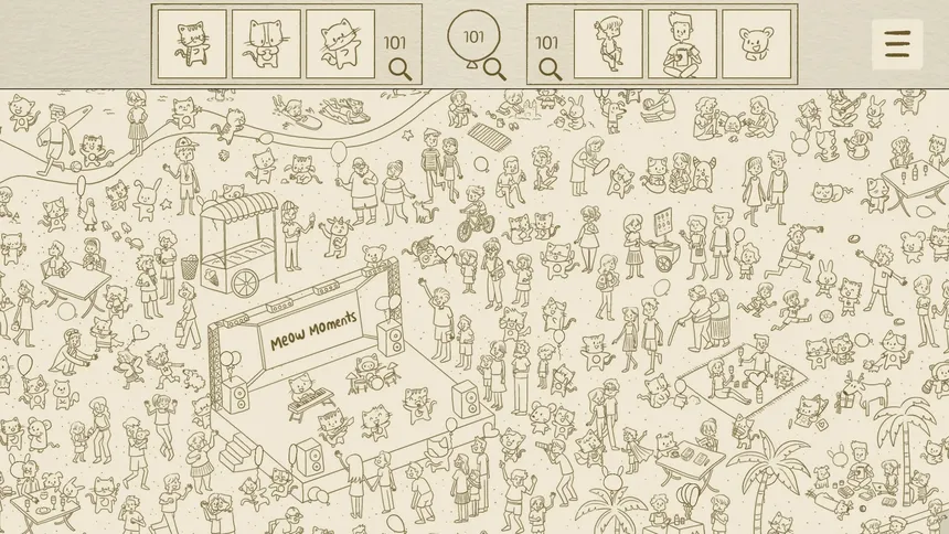 Скриншот 1 к игре Meow Moments: Celebrating Together